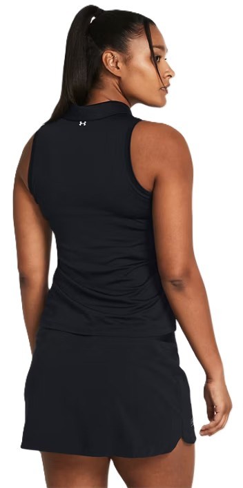 Under Armour Playoff Sleeveless dámské polo, černo/šedé