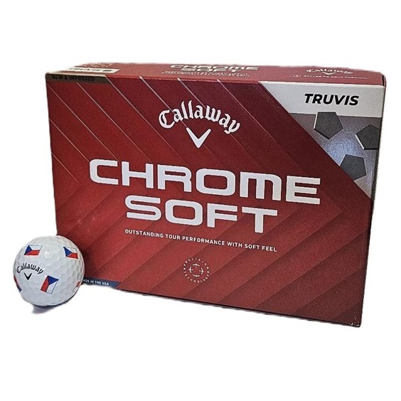 Callaway Chrome Soft Truvis Czech golfové míčky, Limited Edition