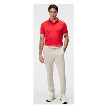 J.Lindeberg Tour Tech Regular Fit pánské polo, červené