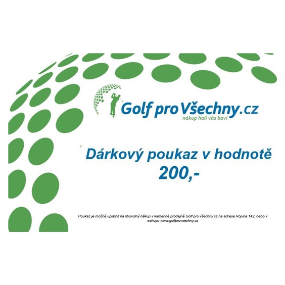 Dárkový poukaz 200 Kč