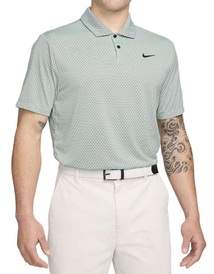 Nike Dri-FIT Tour Jacquard pánské polo, glacier blue/light lemon