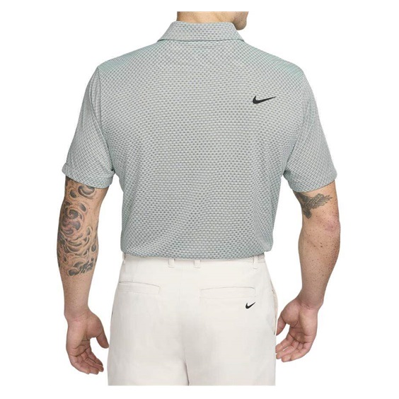 Nike Dri-FIT Tour Jacquard pánské polo, glacier blue/light lemon