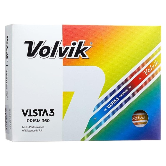 Volvik Vista 3 Prism 360 golfové míčky