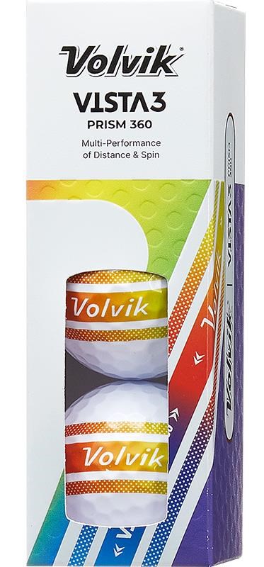 Volvik Vista 3 Prism 360 golfové míčky