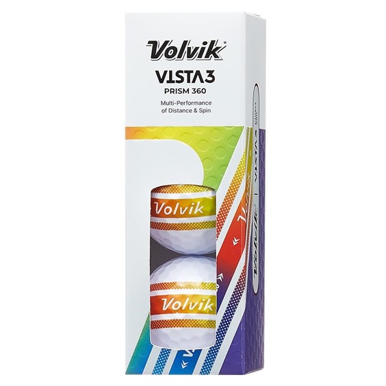 Volvik Vista 3 Prism 360 golfové míčky