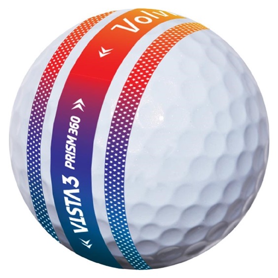 Volvik Vista 3 Prism 360 golfové míčky