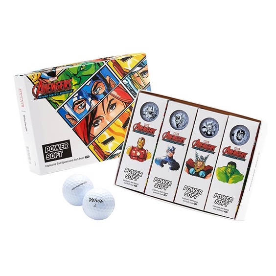 Volvik Power Soft Marvel Avengers golfové míčky