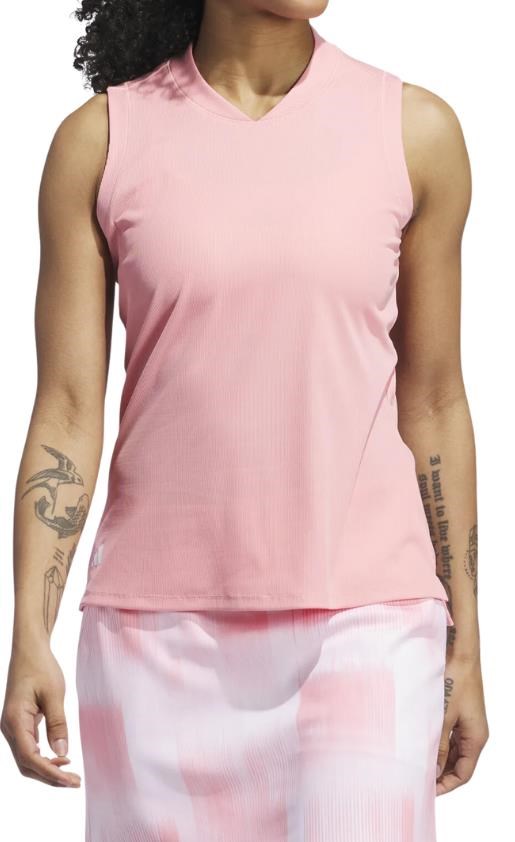 Adidas Ultimate365 dámské polo bez rukávů, růžové