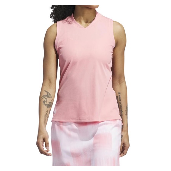 Adidas Ultimate365 dámské polo bez rukávů, růžové