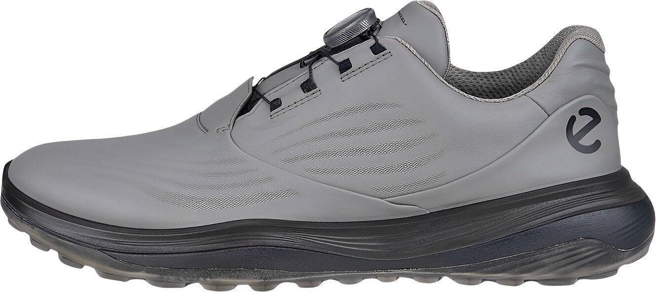 Ecco LT1 Boa pánské kožené golfové voděodolné boty, šedé