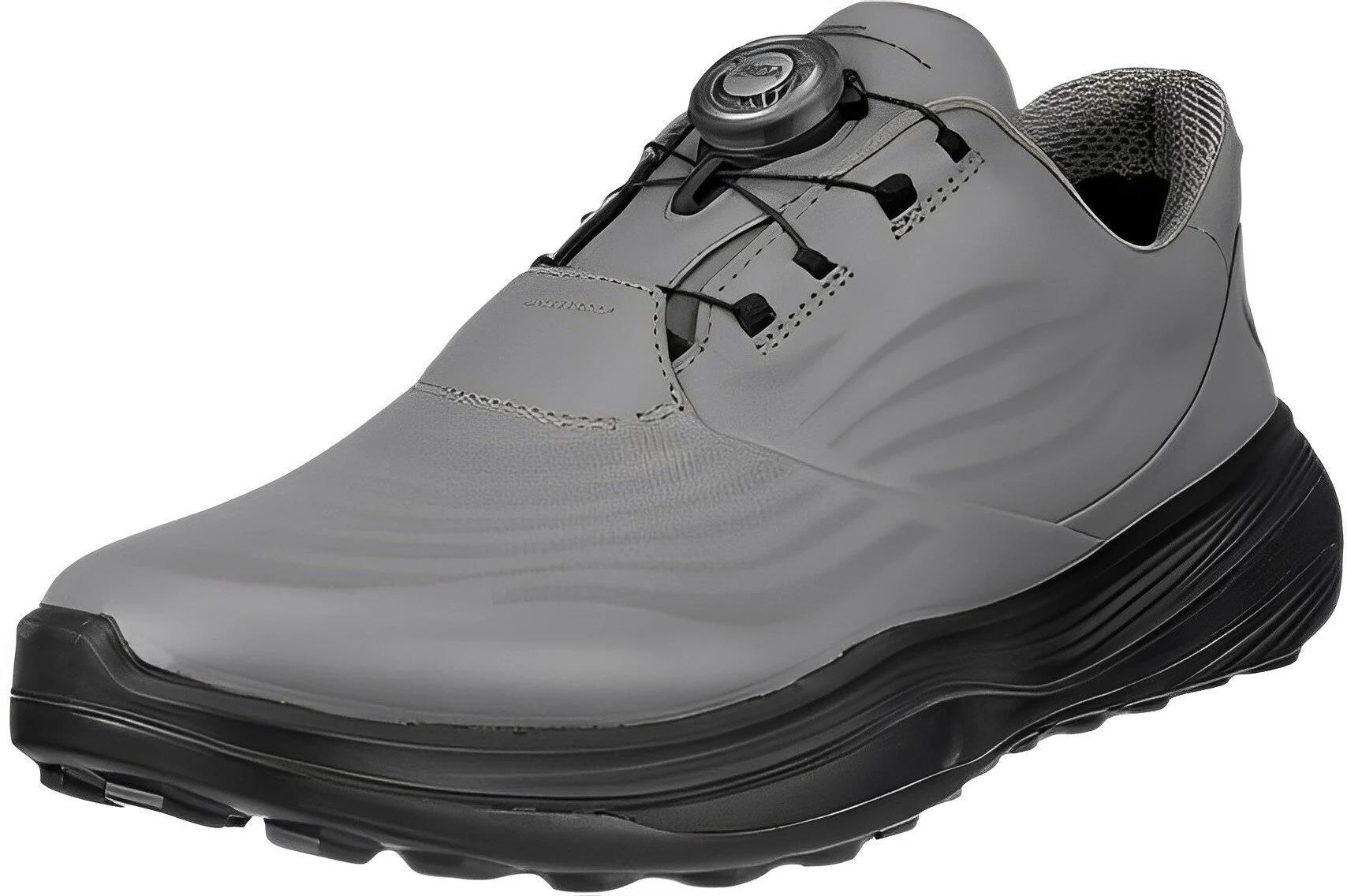Ecco LT1 Boa pánské kožené golfové voděodolné boty, šedé
