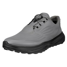 Ecco LT1 Boa pánské kožené golfové voděodolné boty, šedé