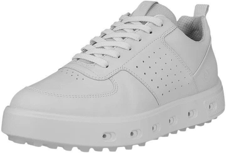 Ecco Street 720 dámské kožené Gore-Tex golfové boty, bílé