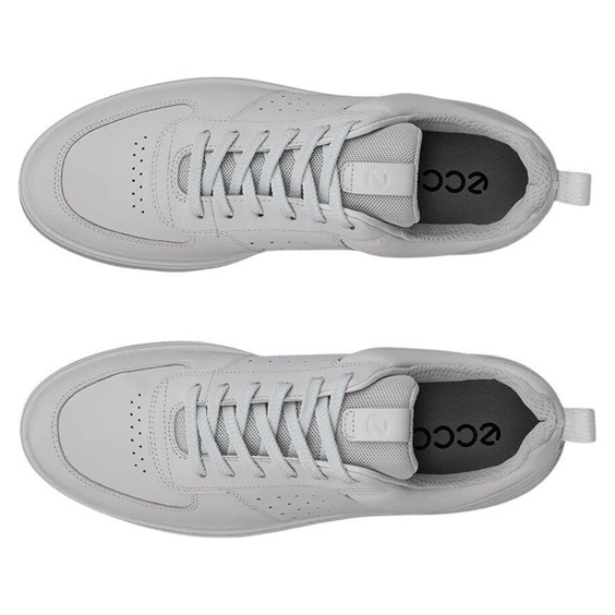 Ecco Street 720 dámské kožené Gore-Tex golfové boty, bílé