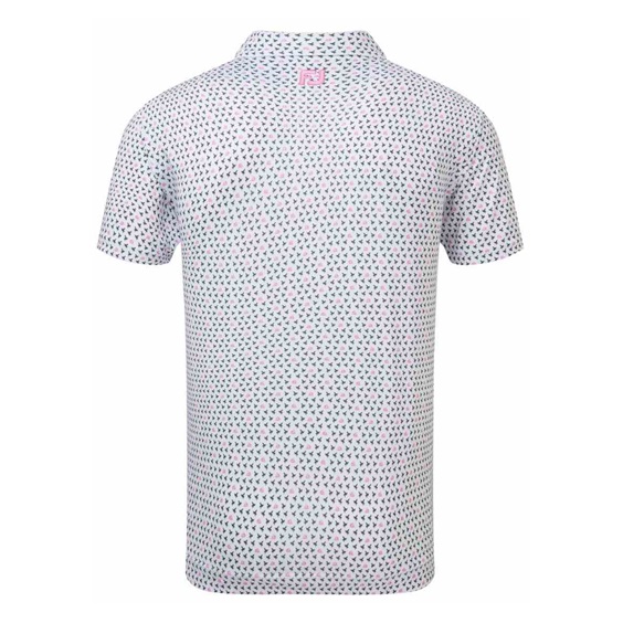 FootJoy Flying Wasp Pint Lisle pánské polo, bílé