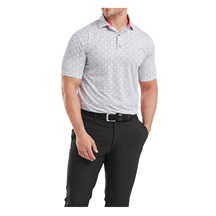 FootJoy Flying Wasp Pint Lisle pánské polo, bílé