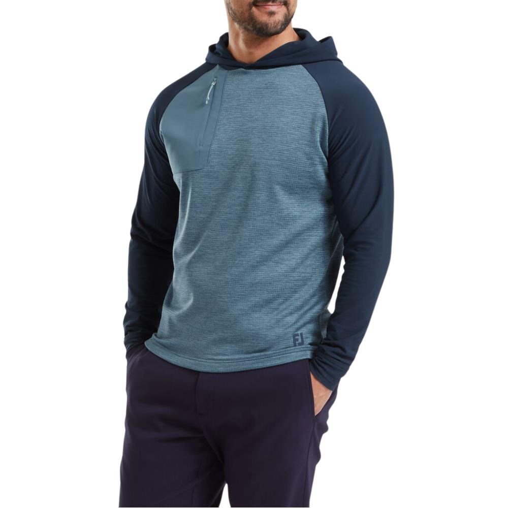 FootJoy ThermoSeries Pullover Hoodies pánská mikina, modrá