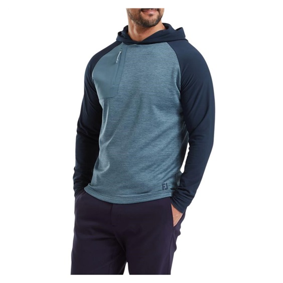 FootJoy ThermoSeries Pullover Hoodies pánská mikina, modrá