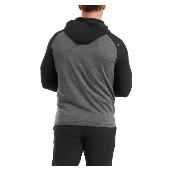 FootJoy ThermoSeries Pullover Hoodies pánská mikina, šedo/černá