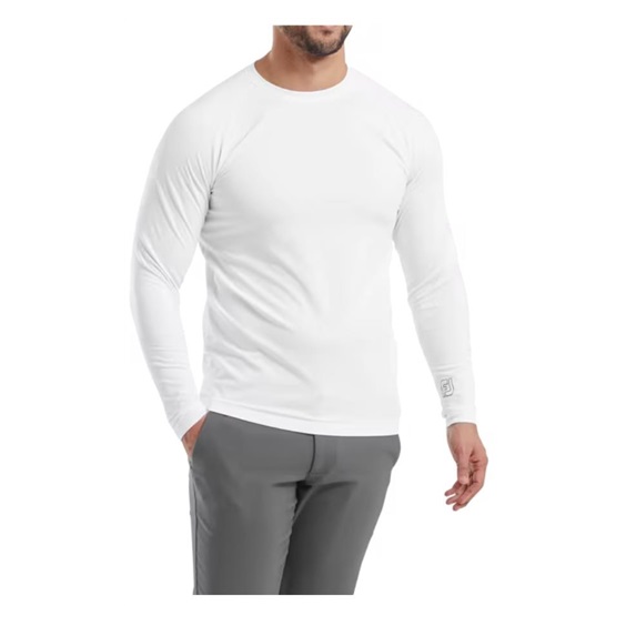 FootJoy ThermoSeries Fleece Baselayer pánský top, bílý
