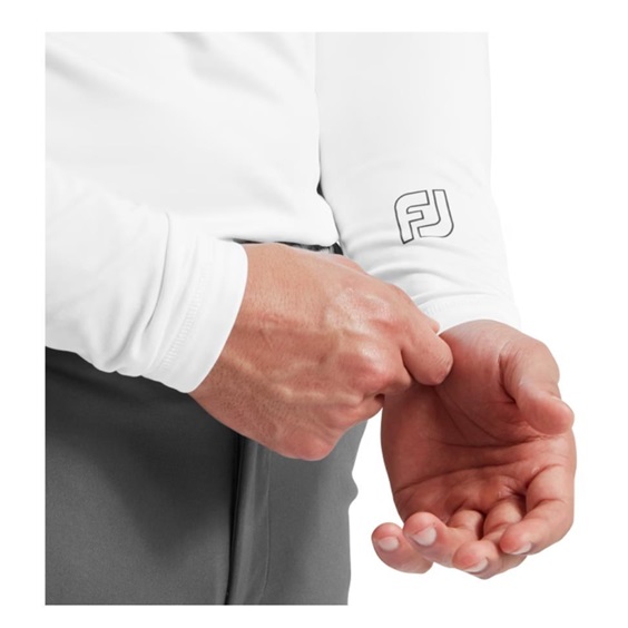 FootJoy ThermoSeries Fleece Baselayer pánský top, bílý
