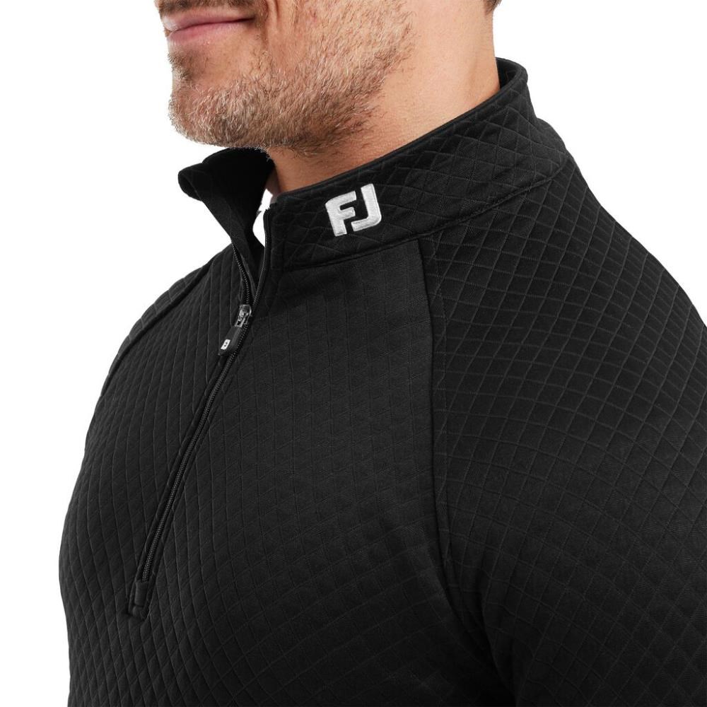 FootJoy Jacquard Thermal Chill-Out pánská mikina, černá