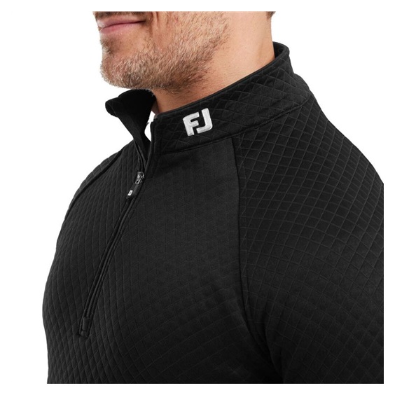 FootJoy Jacquard Thermal Chill-Out pánská mikina, černá