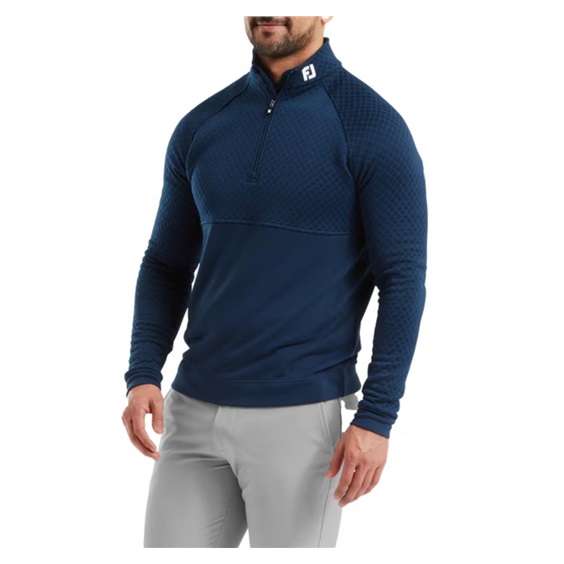 FootJoy Jacquard Thermal Chill-Out pánská mikina, modrá