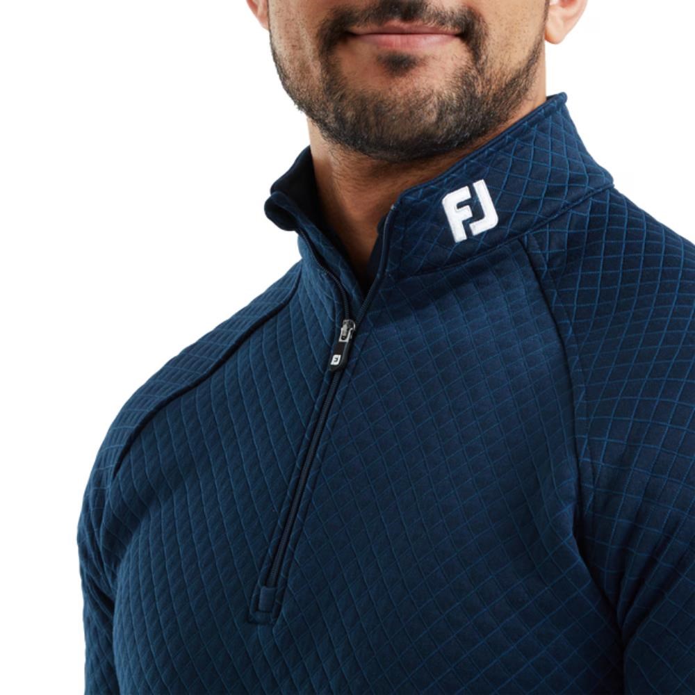 FootJoy Jacquard Thermal Chill-Out pánská mikina, modrá