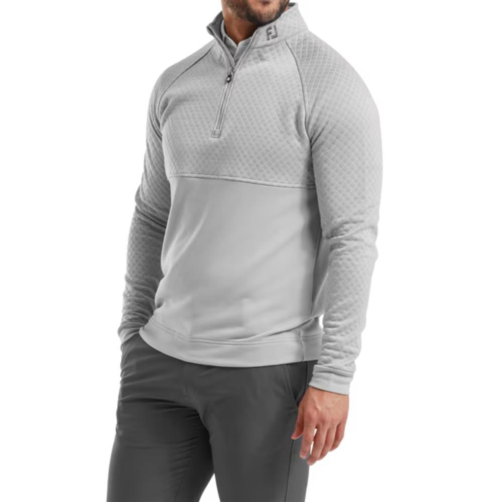 FootJoy Jacquard Thermal Chill-Out pánská mikina, šedá