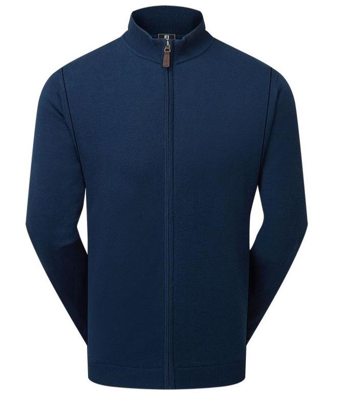 FootJoy Full-Zip Lined pánský svetr, modrý