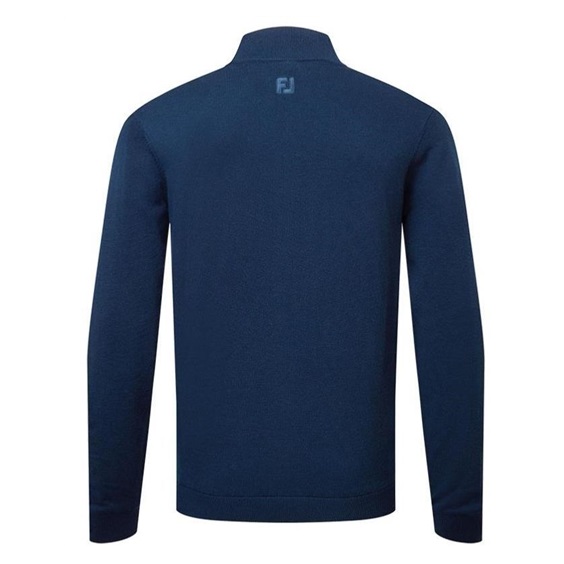 FootJoy Full-Zip Lined pánský svetr, modrý