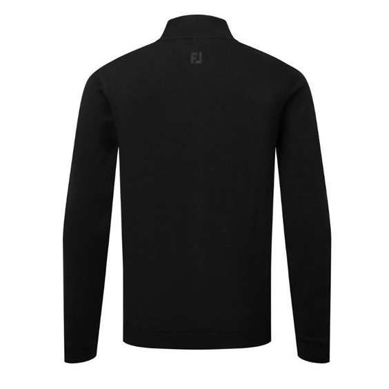 FootJoy Drirelease Full-Zip Midlayer pánský svetr, černý