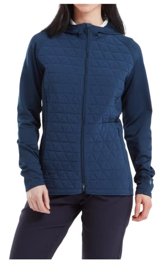 FootJoy Thermoseries Hybrid dámská mikina, floral tonal navy