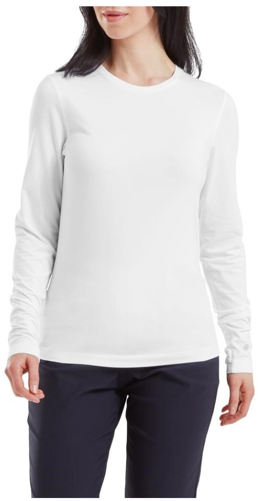 FootJoy ThermoSeries Fleece Baselayer dámský top, bílý