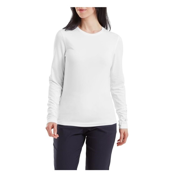 FootJoy ThermoSeries Fleece Baselayer dámský top, bílý