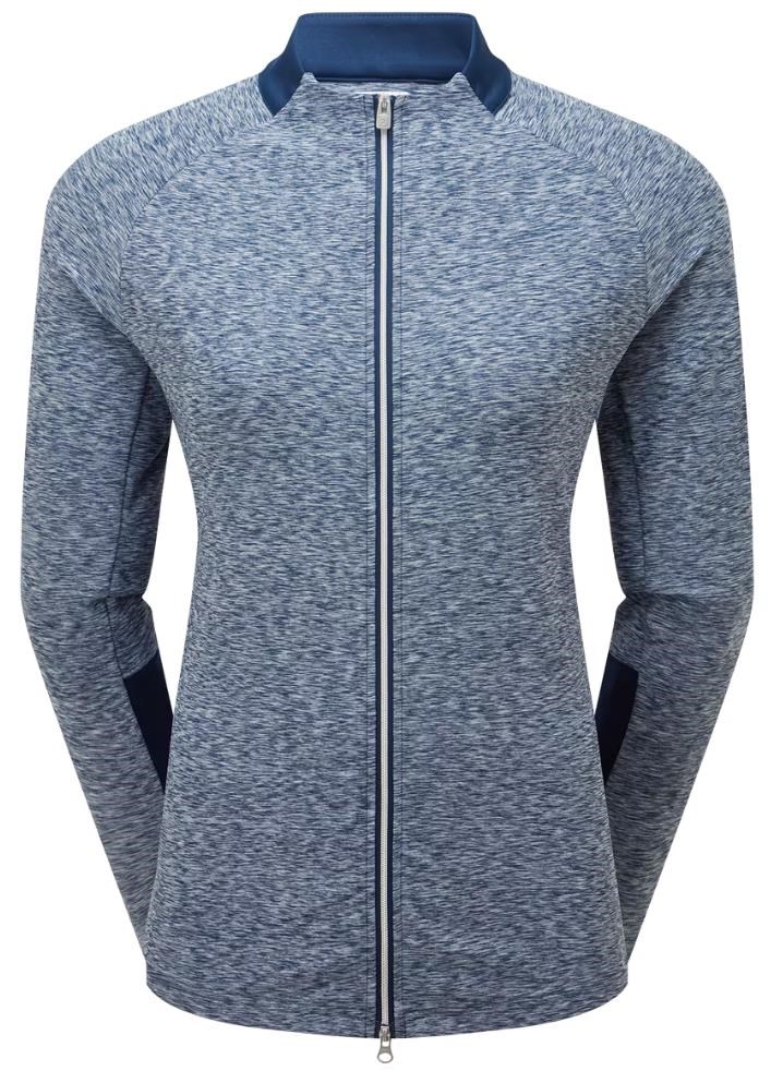 Footjoy Full-Zip Space Dye Thermal Midlayer dámská mikina, navy