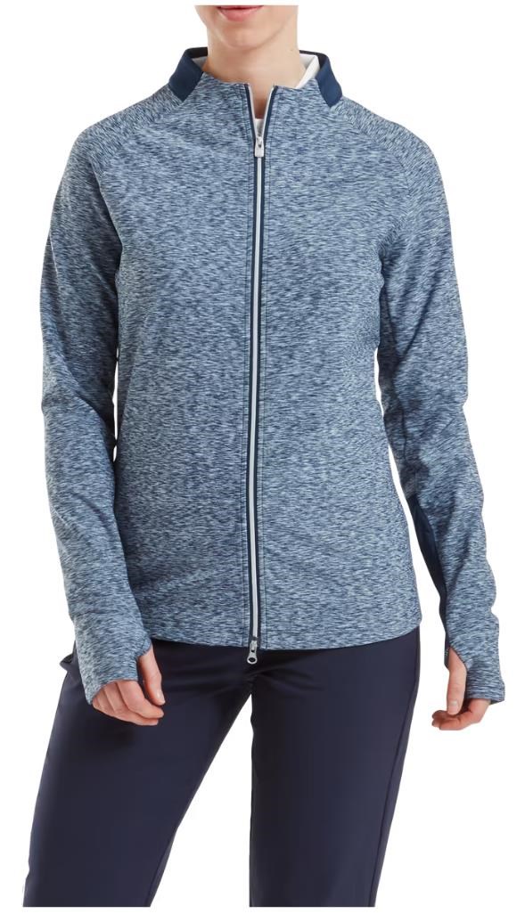Footjoy Full-Zip Space Dye Thermal Midlayer dámská mikina, navy