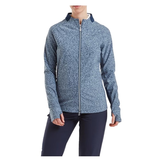 Footjoy Full-Zip Space Dye Thermal Midlayer dámská mikina, navy