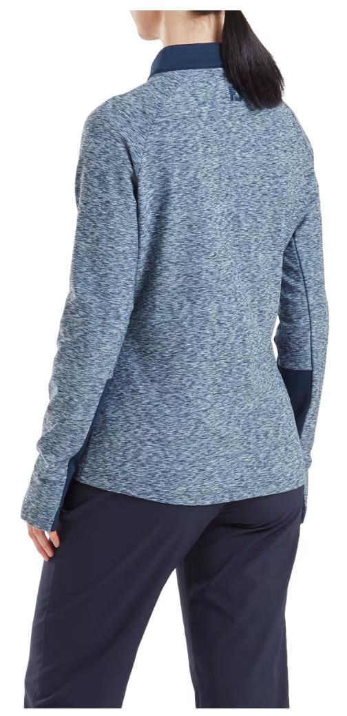Footjoy Full-Zip Space Dye Thermal Midlayer dámská mikina, navy