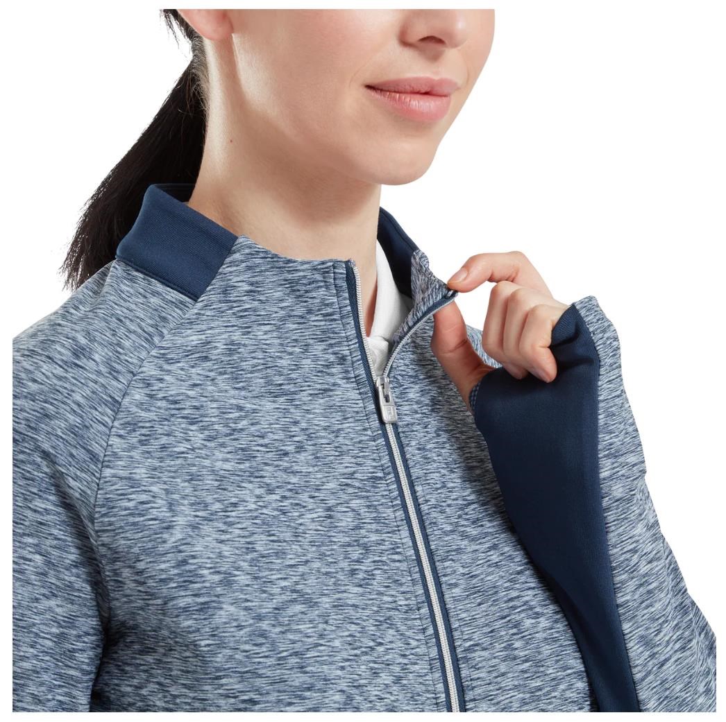 Footjoy Full-Zip Space Dye Thermal Midlayer dámská mikina, navy