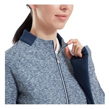 Footjoy Full-Zip Space Dye Thermal Midlayer dámská mikina, navy