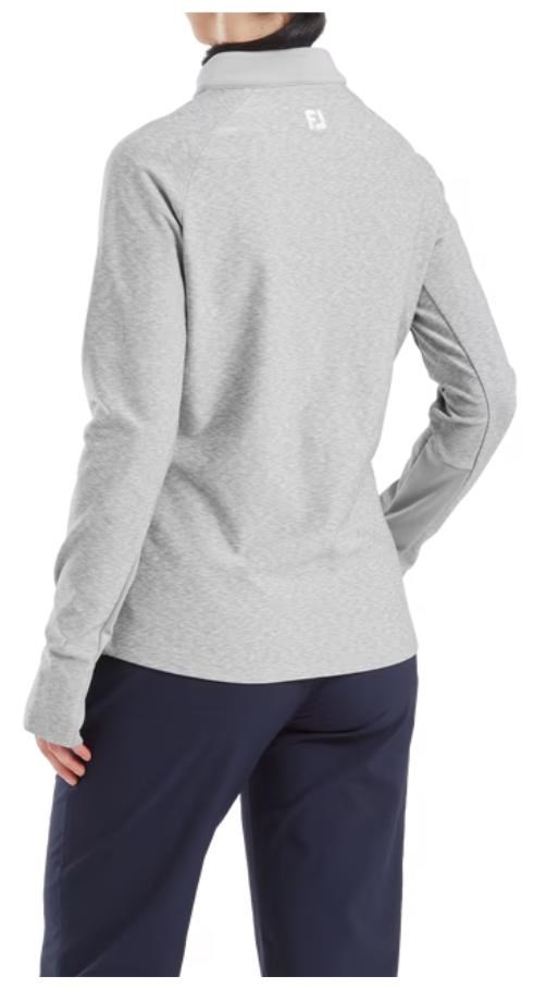 Footjoy Full-Zip Space Dye Thermal Midlayer dámská mikina, šedá