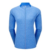 Footjoy Full-Zip Space Dye Thermal Midlayer dámská mikina, blue/aqua