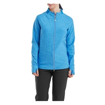 Footjoy Full-Zip Space Dye Thermal Midlayer dámská mikina, blue/aqua