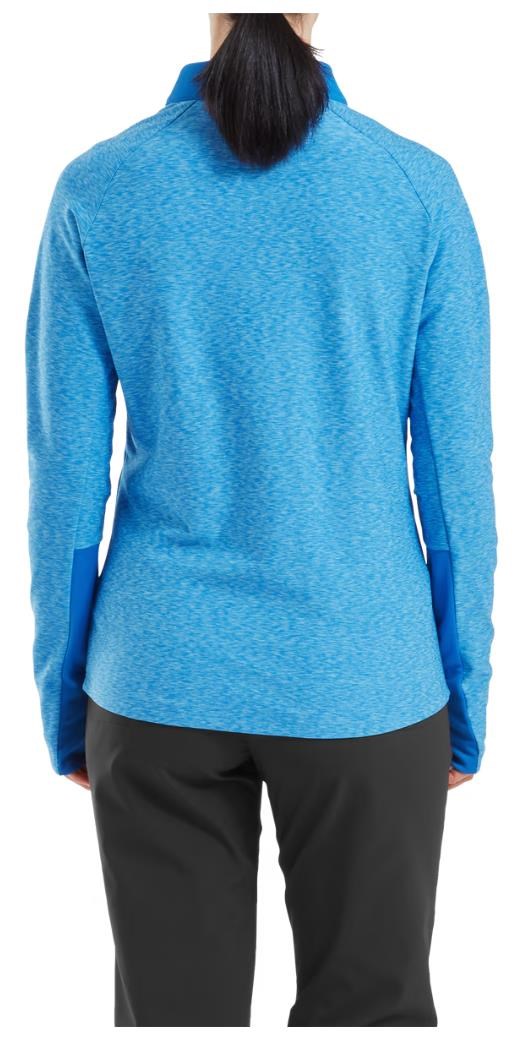 Footjoy Full-Zip Space Dye Thermal Midlayer dámská mikina, blue/aqua