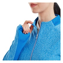 Footjoy Full-Zip Space Dye Thermal Midlayer dámská mikina, blue/aqua