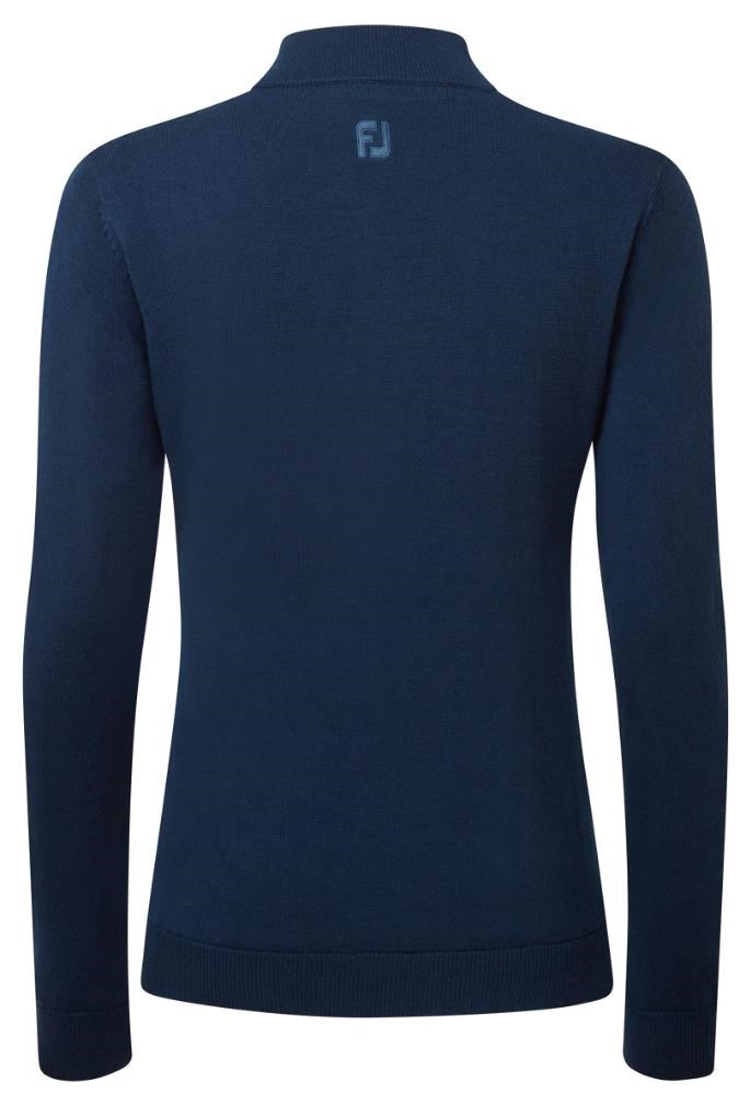 FootJoy Drirelease Full-Zip Lined dámský svetr, modrý