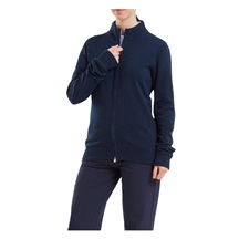 FootJoy Drirelease Full-Zip Lined dámský svetr, modrý