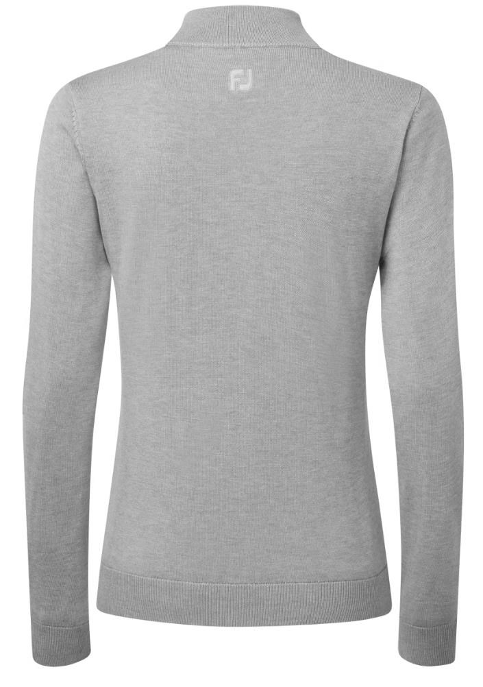 FootJoy Drirelease Full-Zip Lined dámský svetr, šedý